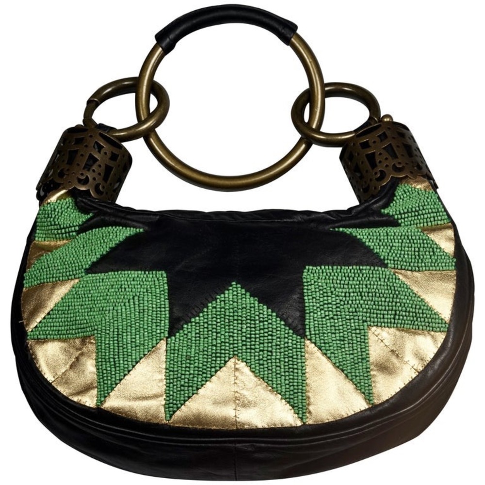 ISO Vintage Chloe Beaded Leather Bracelet Bag